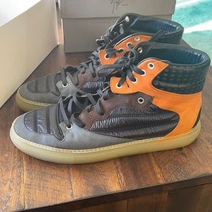 Balenciaga colorblock high top sneakers
